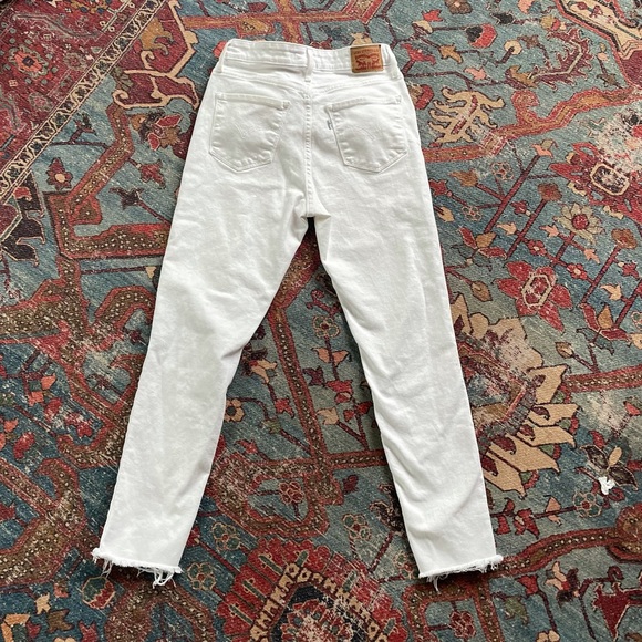 Levi’s 721 white high rise skinny jeans - Picture 5 of 6